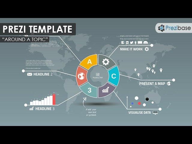 Around a topic - Prezi Template