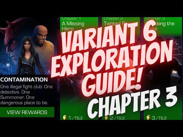 Variant 6 Explortion Guide - Chapter 3! Best Counters, Tips And Tricks! Marvel Contest Of Champions!