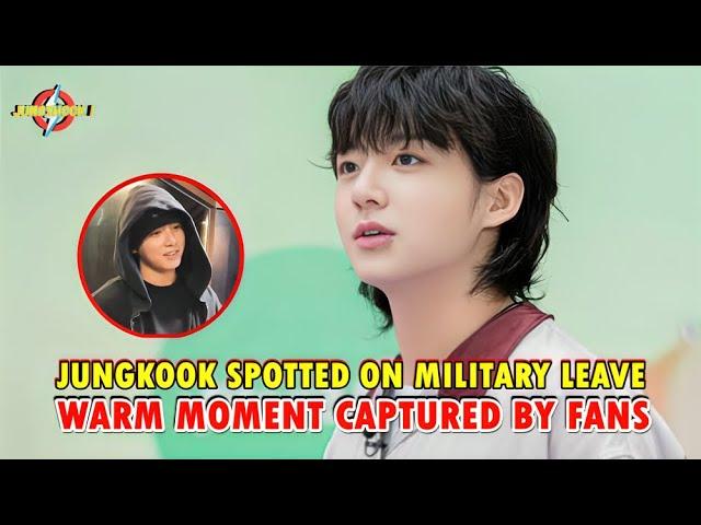 Jungkook BTS Spotted on Military Leave: Sweet Fan Interaction Goes Viral!