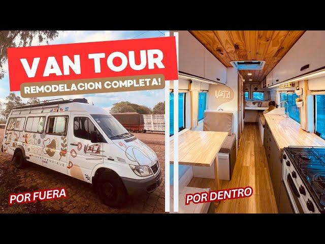 Van Tour  El MOTORHOME PERFECTO para recorrer el mundo (todo en 9m2)  MB Sprinter 413