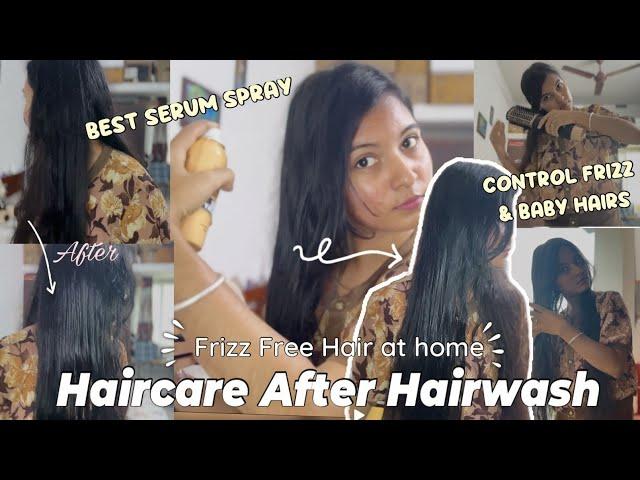 Hairspray For FrizzFree Hair At Home || My Post Haircare Routines || Hairpure Hair Shine Spray