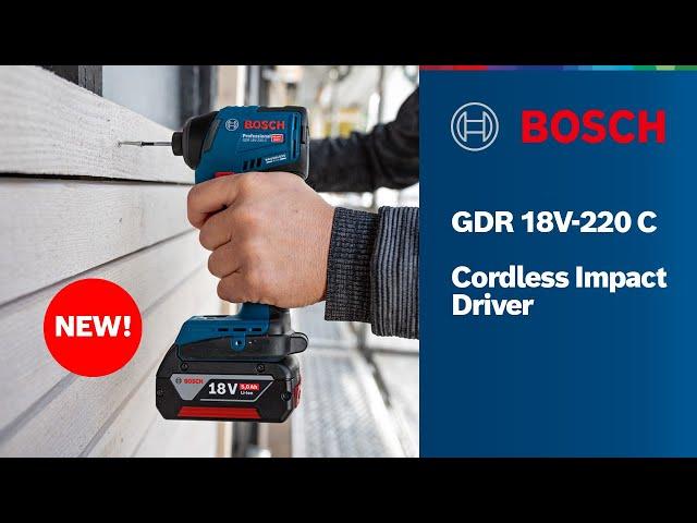 NEW Bosch GDR 18V-220 C Professional Cordless Impact Driver