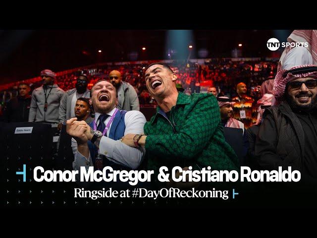 "WHO'S WINNING THIS ONE?!" | Conor McGregor chops it up with Ronaldo and compares watches ⌚