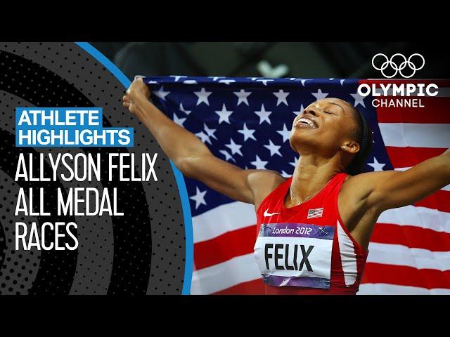 All Allyson Felix  Olympic Medal Races | Athlete Highlights