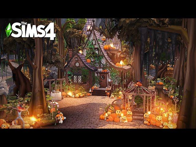 Magical Pumpkin Cottage | The Sims4 Stop Motion Build | NoCC |【シムズ４建築】