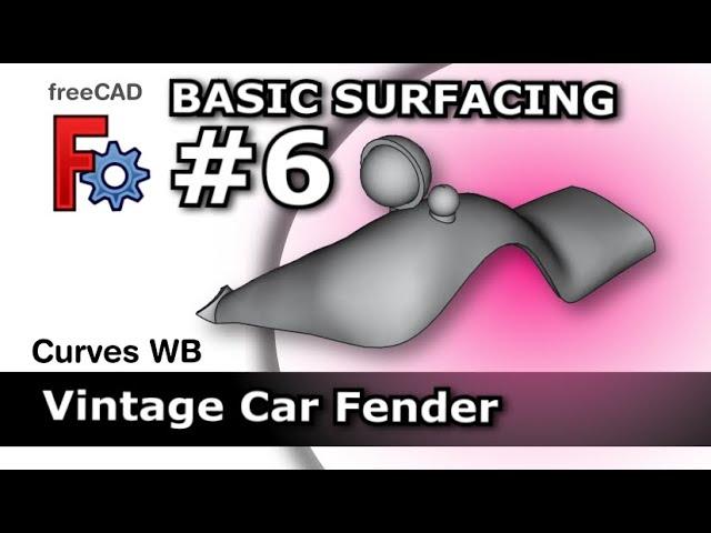 FreeCAD Basic Surface Model: Building Wireframes to Gordon Surface | Basic Surfacing 6 |