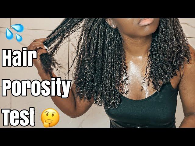 HOW TO TEST HAIR POROSITY | LOW POROSITY HAIR TEST