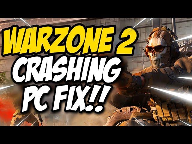 How To Fix Warzone 2 Crashing & Freezing on PC | Call Of Duty Warzone 2 Crashing PC Fix