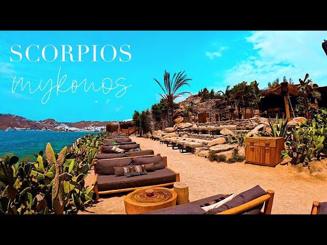 [4K] Scorpios Mykonos 2023 Full Walkaround and Menu