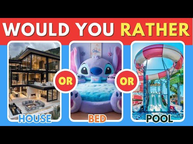 Would You Rather - Build Your Dream House  Quizzer Galaxy