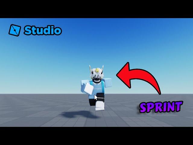 How To Make Shift To Sprint In Roblox Studio