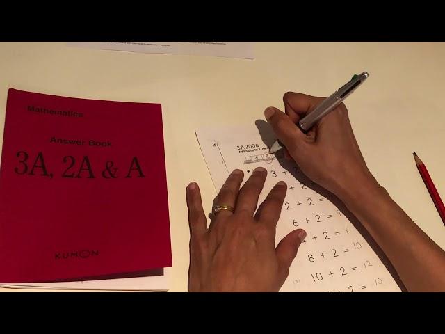 How to mark Kumon Worksheets