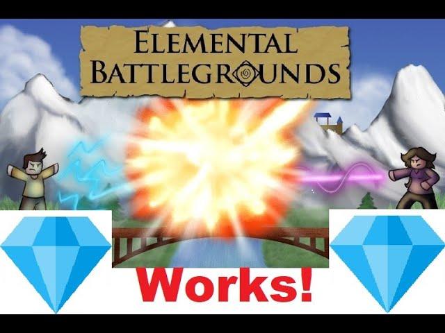 Roblox Elemental Battlegrounds: How to get diamonds easily (NOT FOR BEGINNERS!).