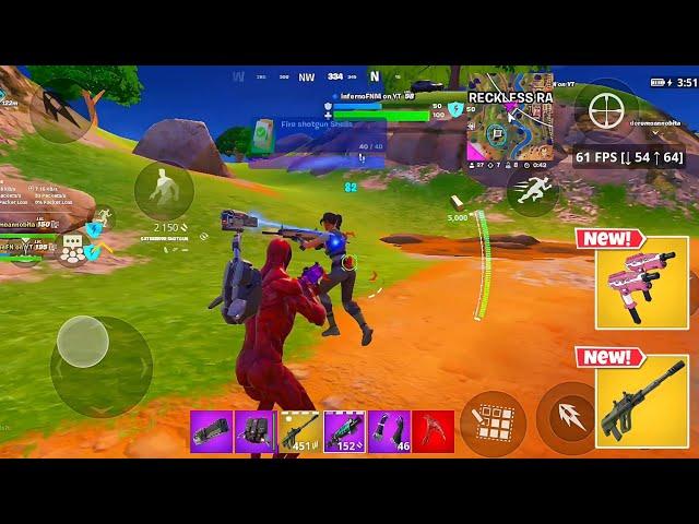 Samsung S23 Ultra 60 FPS Fortnite Mobile Gameplay *53 Bomb | FORTNITEMARES Update! INSANE Kill Wins*