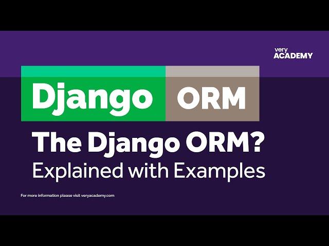 What is the Django ORM?