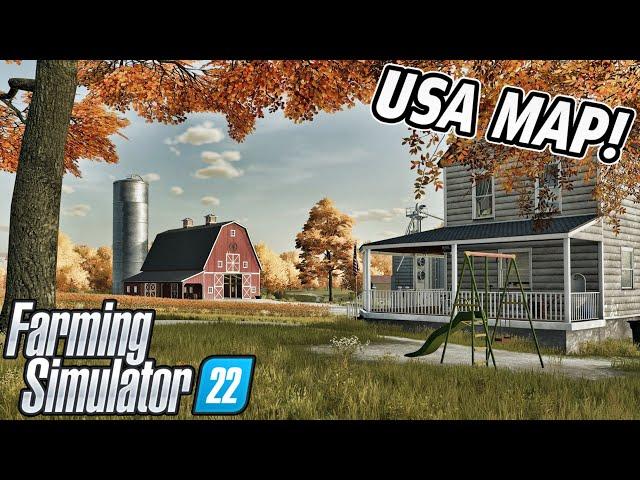 ELMCREEK MAP TRAILER! (FS22 USA MAP) | FARMING SIMULATOR 22