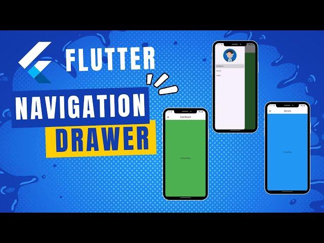 Flutter Navigation Drawer | Tutorial