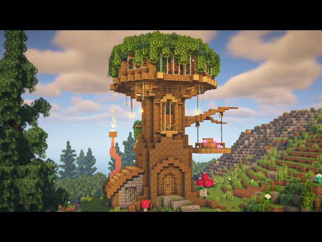 Minecraft: Easy Treehouse Tutorial