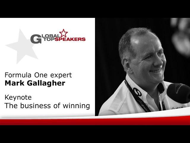 Global Topspeaker Mark Gallagher: keynote The business of winning