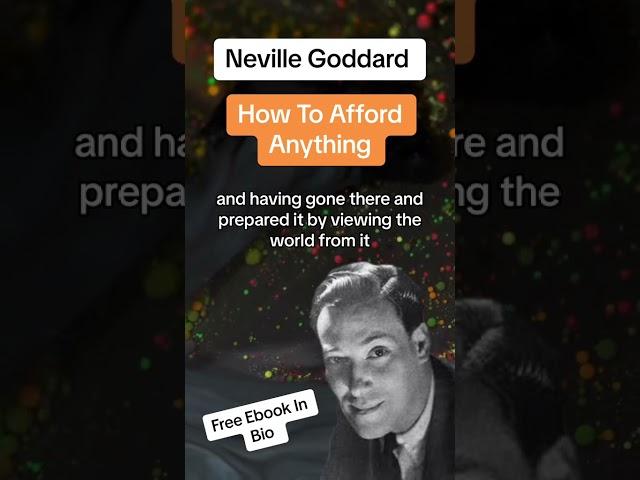 How To Manifest Money Manifestation Method | Neville Goddard