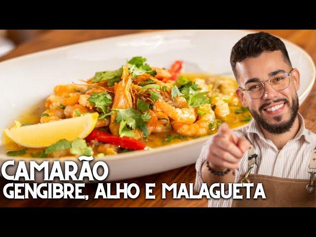 Camarão Salteado o MELHOR que já comi!!