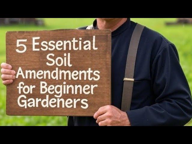 5 Essential Soil Amendments for Beginner Gardeners