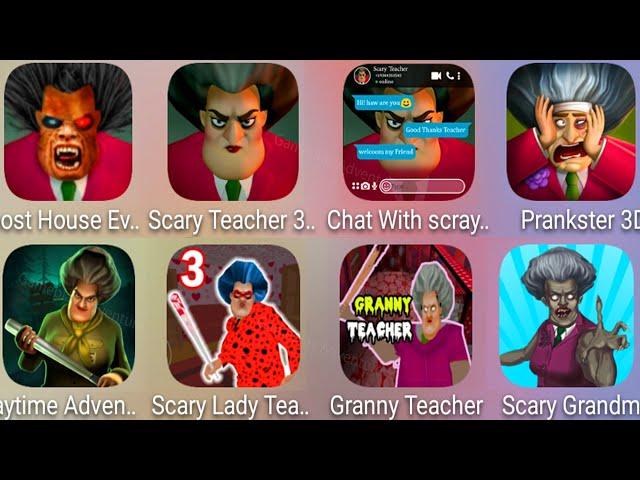 Scary Grandma Horror,Granny Teacher,Prankster 3D,Scary Tacher 3D,Scary Lady Teacher,Scary Nun 3D....