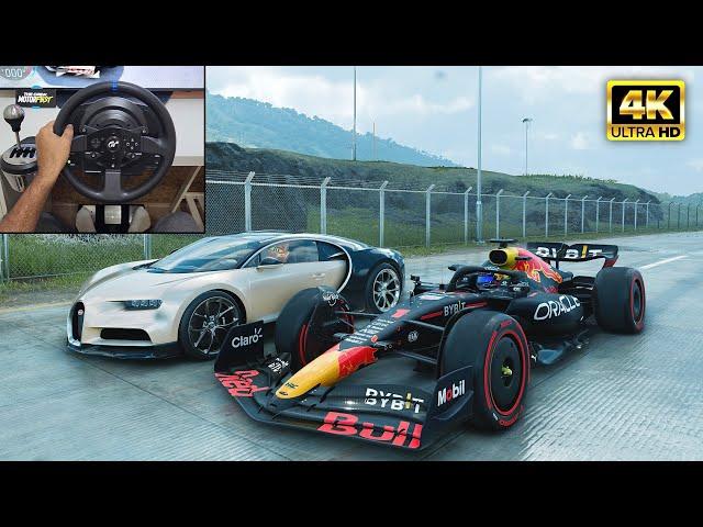 Red Bull F1 RB18 & Bugatti Chiron | The Crew Motorfest | Thrustmaster T300RS gameplay