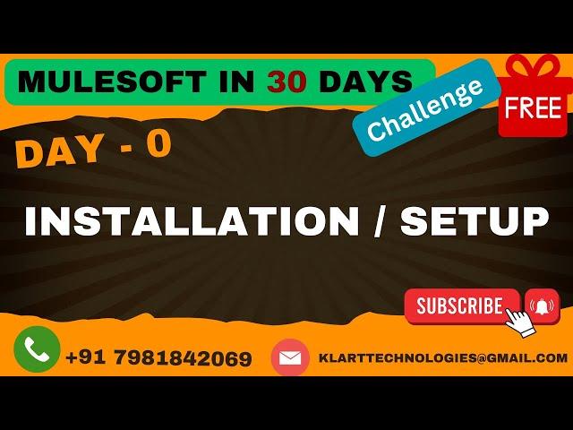 00-MuleSoft Free Course [2024] | Real-Time Projects & Hands-On Training | Setup Your System (How-To)