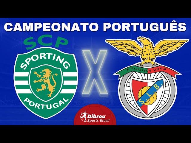 SPORTING X BENFICA AO VIVO CAMPEONATO PORTUGUÊS JOSÉ ALVALADE | RODADA 16 - NARRAÇÃO