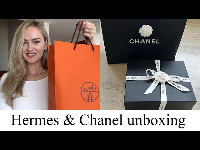 HERMES & CHANEL UNBOXING HAUL | Black and Gold Style