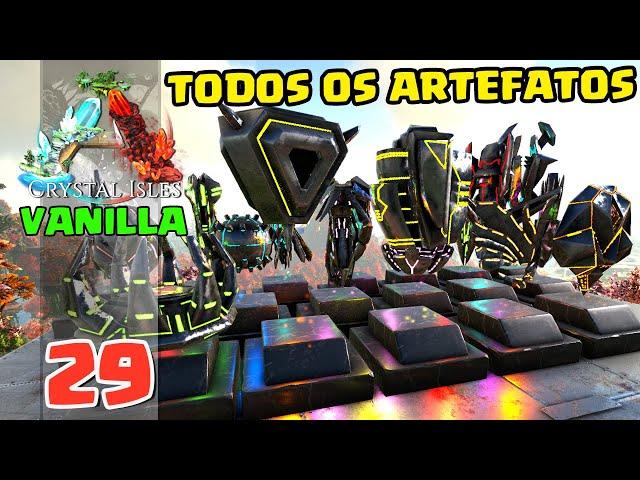 COMO PEGAR TODOS OS ARTEFATOS NO MAPA CRYSTAL ISLES - ARK CRYSTAL ISLES VANILLA #29