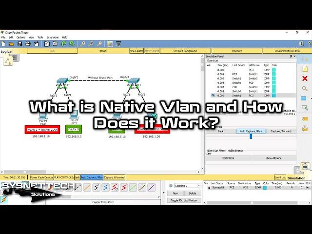 What is Native Vlan and How Does it Work? | Native Vlan (Vlan1) in Switch | SYSNETTECH Solutions