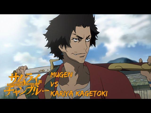 Best Fights Samurai Champloo - Mugen vs Kariya Kagetoki