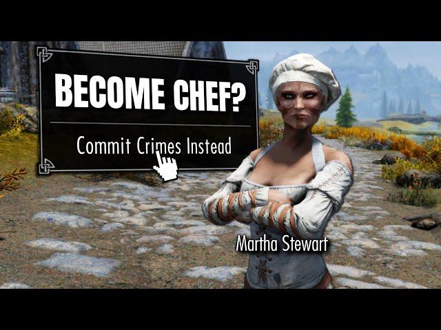 Skyrim but I'm a Chef (gone illegal)