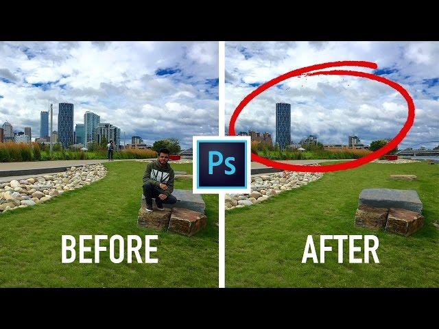 How to Remove ANY thing in a Picture using Photoshop CC 2019 / 2020