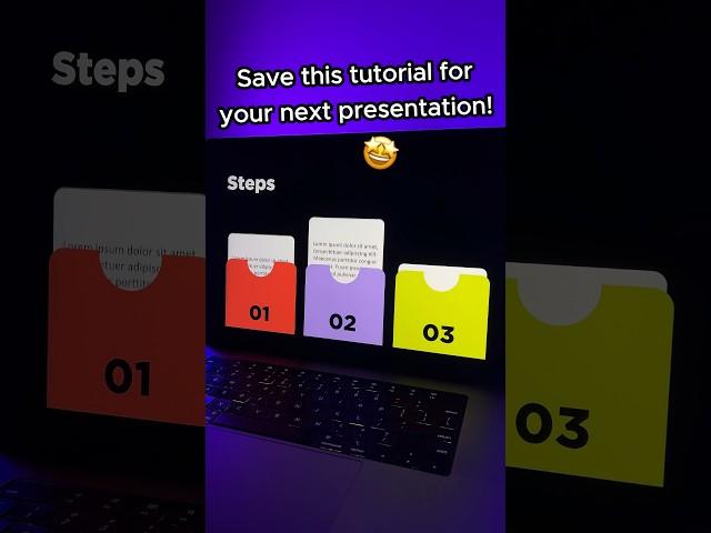 PowerPoint Tutorial for 3 Step Process Slides #powerpoint