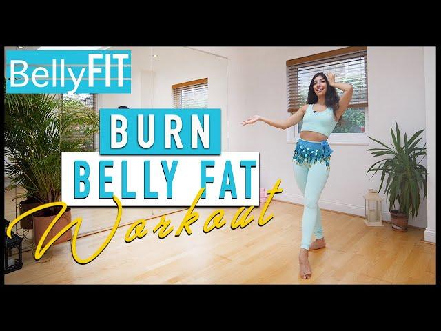 Belly Dance Fitness | Burn Belly Fat Fast!  | 13 min Sweat Workout!