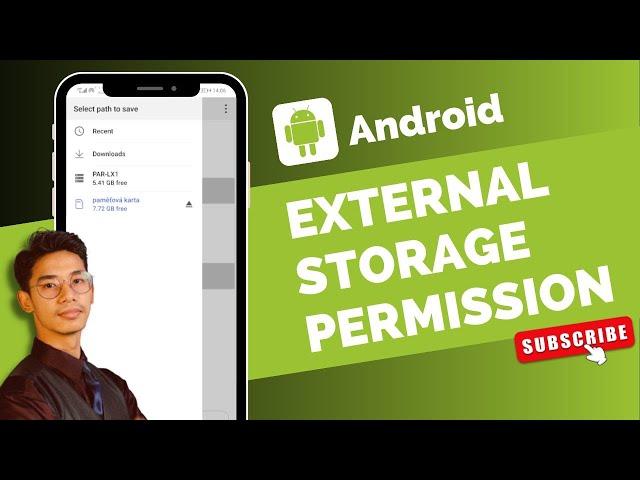 External Storage Permission in Android - EASY STEPS