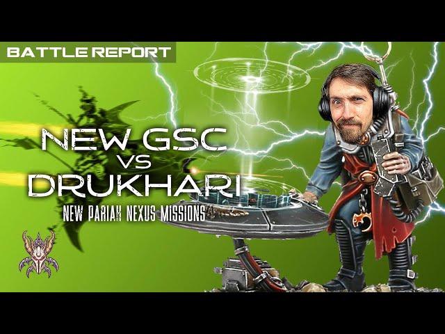 PARIAH NEXUS ; NEW GSC vs Drukhari Warhammer 40k Battle Report | Skaredcast