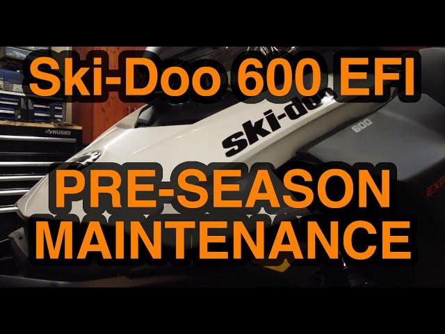 DIY Ski-Doo 600 EFI Pre-Season Maintenance