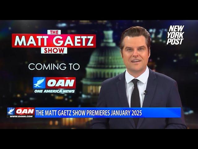 Matt Gaetz to join One America News as anchor after AG nomination derailed