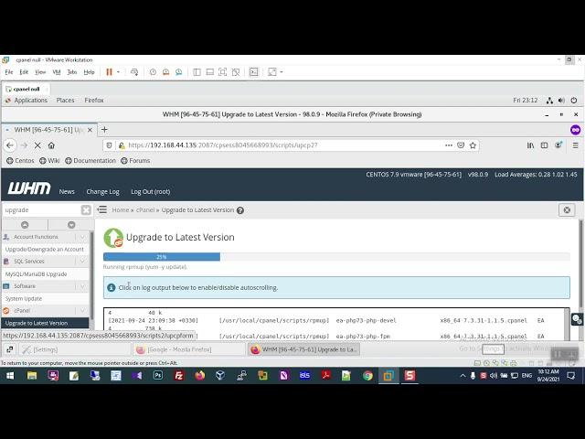 cpanel null 98 0 9+upgrade+upgrade db+install clamav