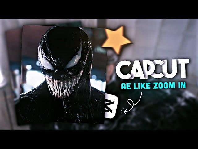 Zoom in like ae tutorial | Capcut