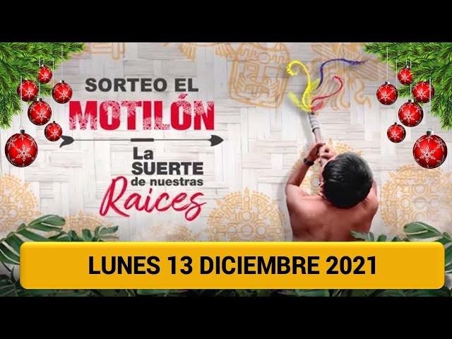 Resultado MOTILÓN NOCHE del lunes 13 de diciembre de 2021 