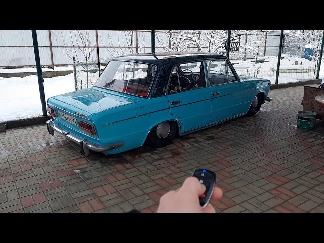 Пневмо от пульта дистанционного  управления на ваз Жигули 2103 lowrider