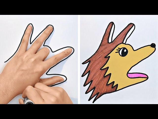 Palm Art Drawing Hacks For Beginners