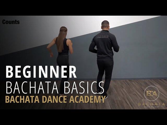 Bachata Beginner Basic Steps Tutorial - Demetrio & Nicole - Bachata Dance Academy