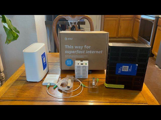 How to install At&T uverse fiber self installs kit bwg320 500 guide #att #at&t