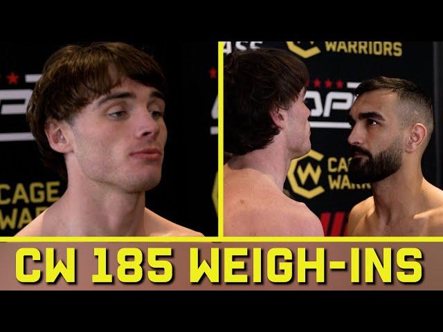 CW 185 Manchester Face-offs & Weigh-Ins | Luke Riley vs. Tariel Abbasov